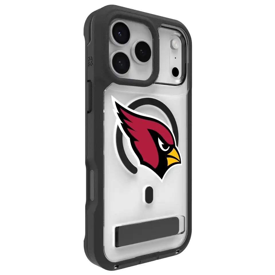 Arizona Cardinals Rainier Snap for MagSafe Phone Case with Stand - Logo