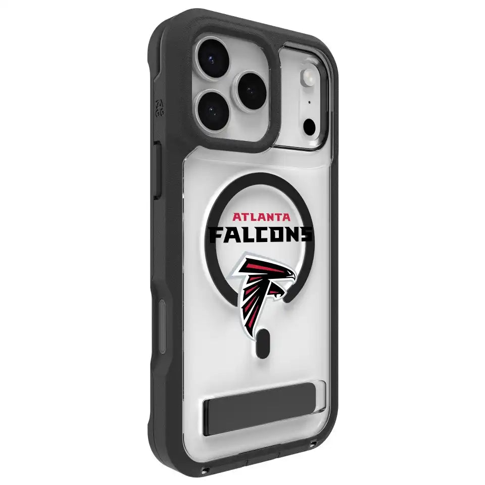 Atlanta Falcons Rainier Snap for MagSafe Phone Case with Stand - Logo
