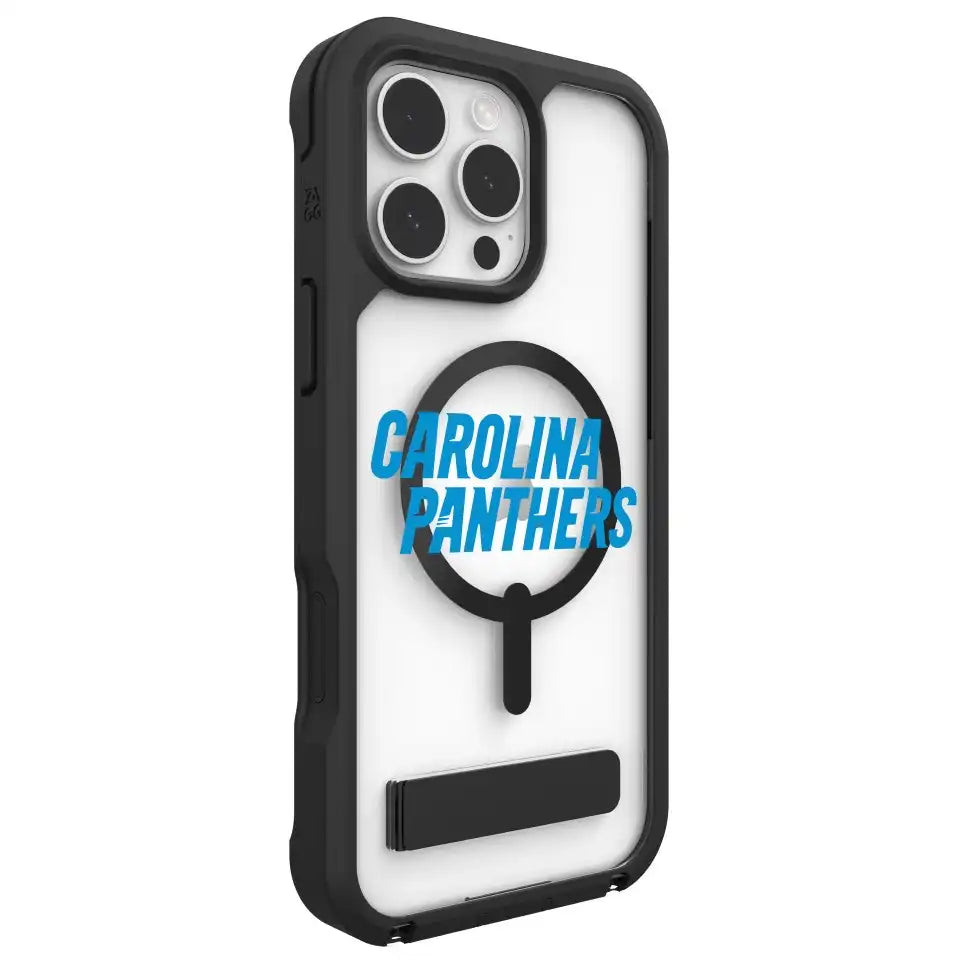 Carolina Panthers Rainier Snap for MagSafe Phone Case with Stand - Team Name