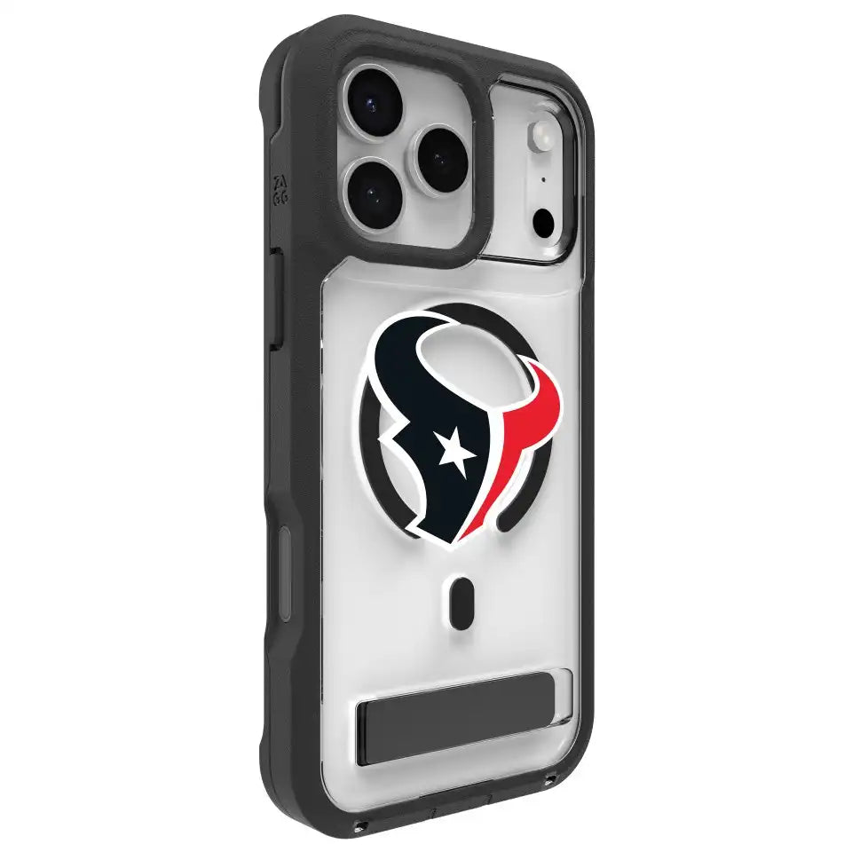 Houston Texans Rainier Snap for MagSafe Phone Case with Stand - Logo