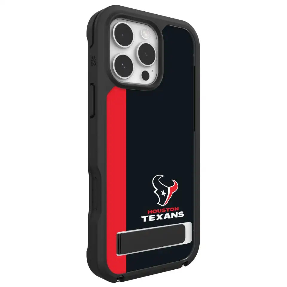 Houston Texans Rainier Snap for MagSafe Phone Case with Stand - Mini Logo