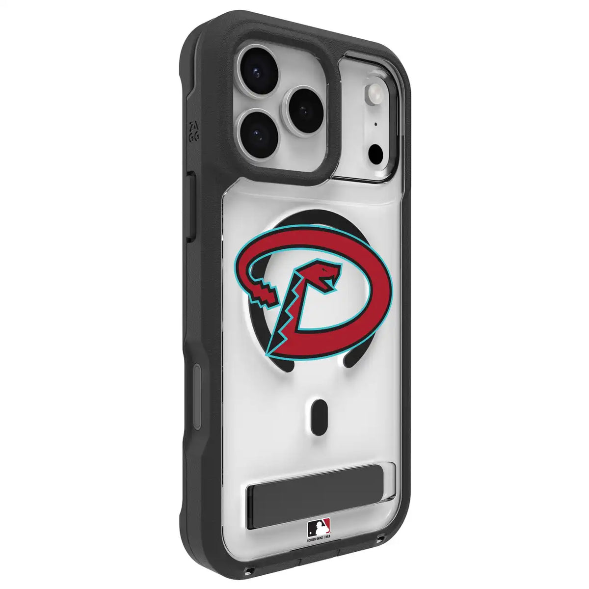 Arizona Diamondbacks Rainier Snap for MagSafe Phone Case with Stand - D Logo