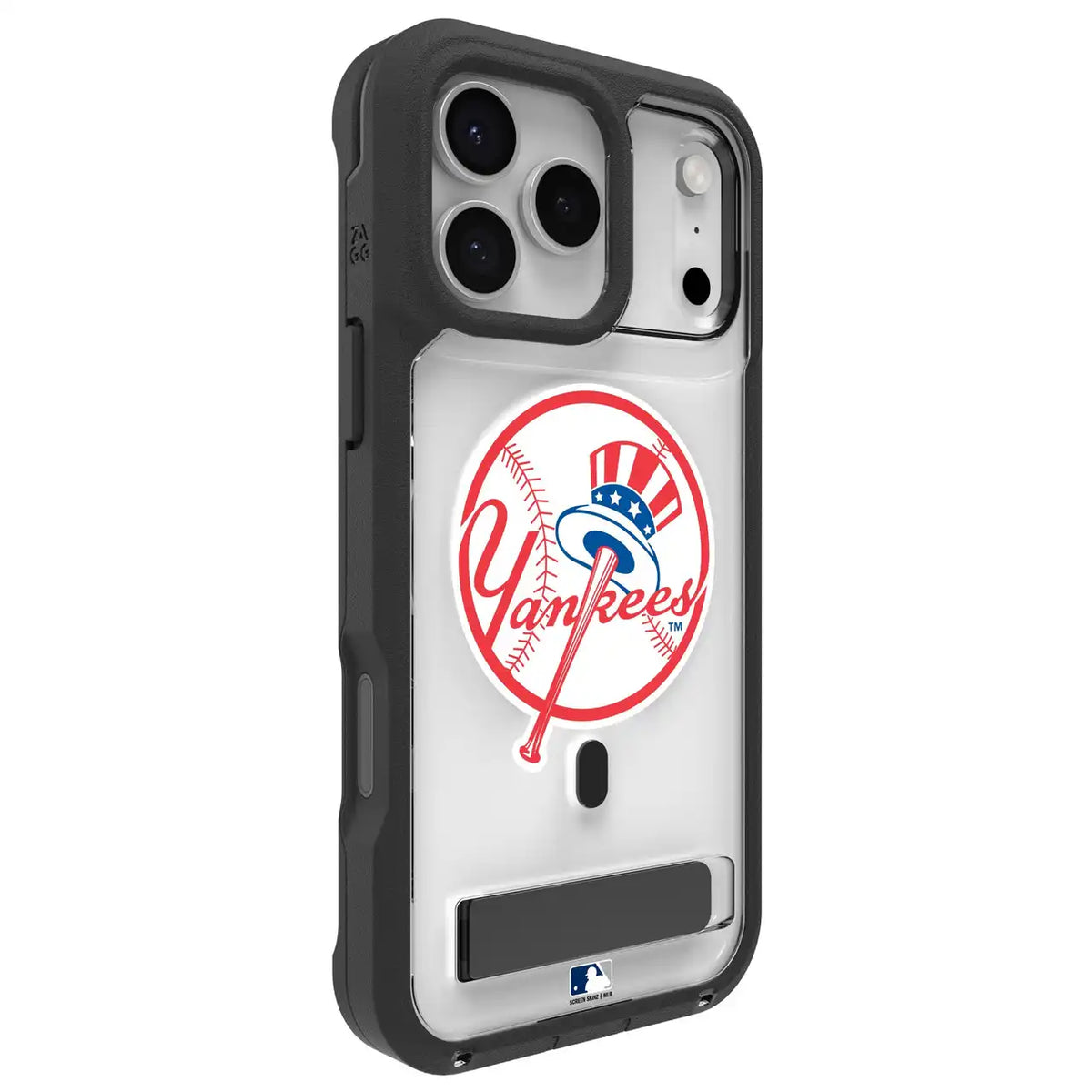 New York Yankees Rainier Snap for MagSafe Phone Case with Stand - Logo