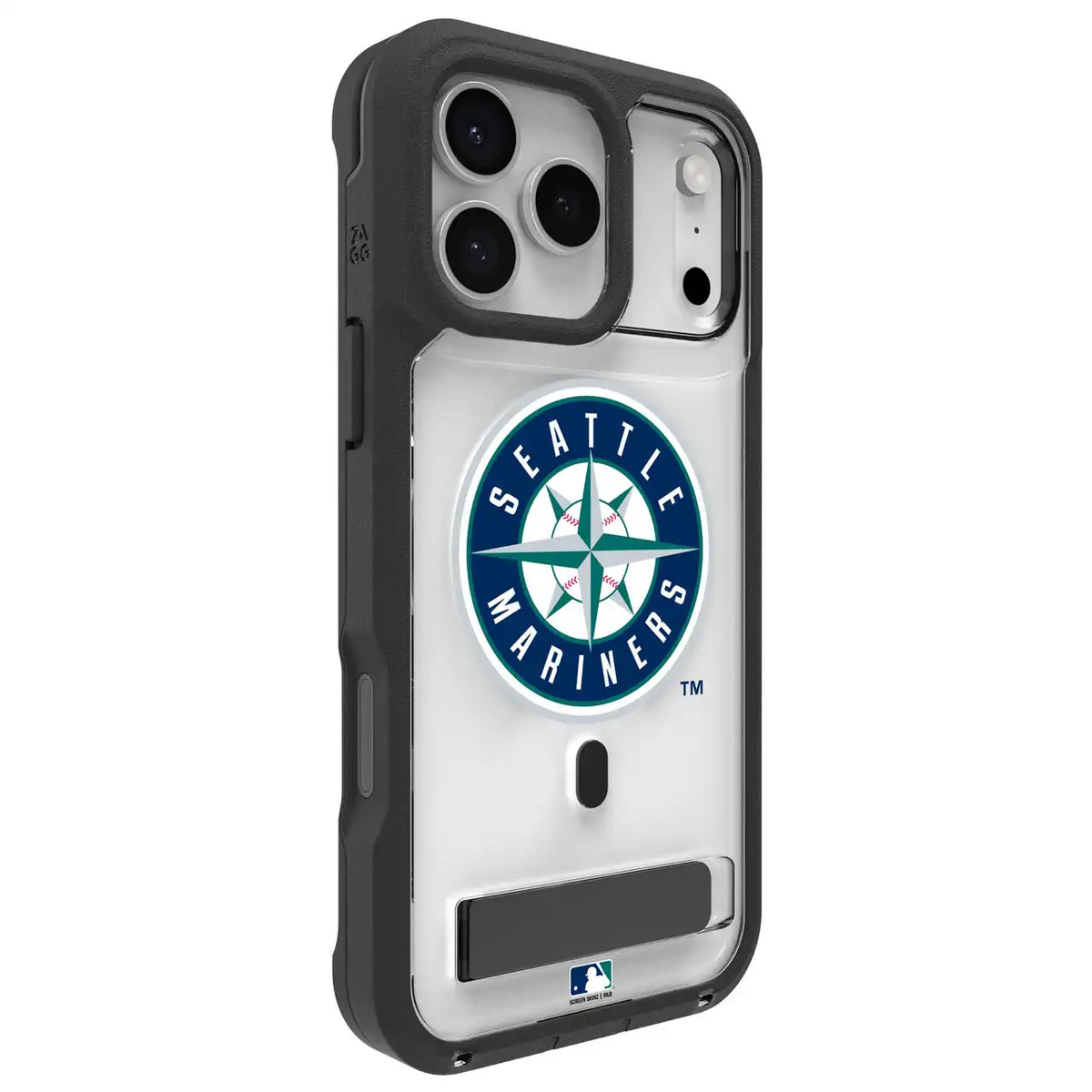 Seattle Mariners Rainier Snap for MagSafe Phone Case with Stand - Logo