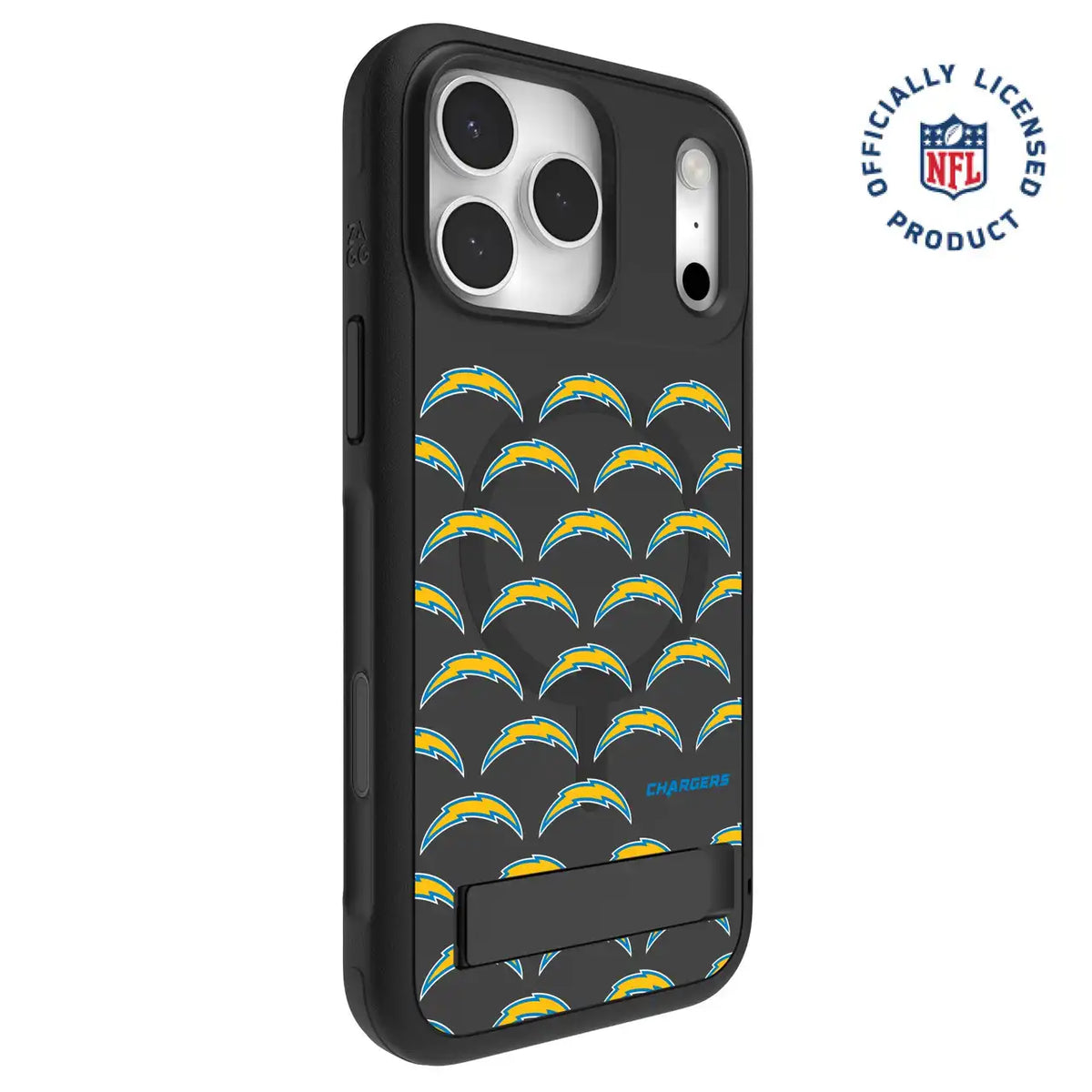 Los Angeles Chargers Sedona Snap for MagSafe Phone Case with Stand - Logo Pattern
