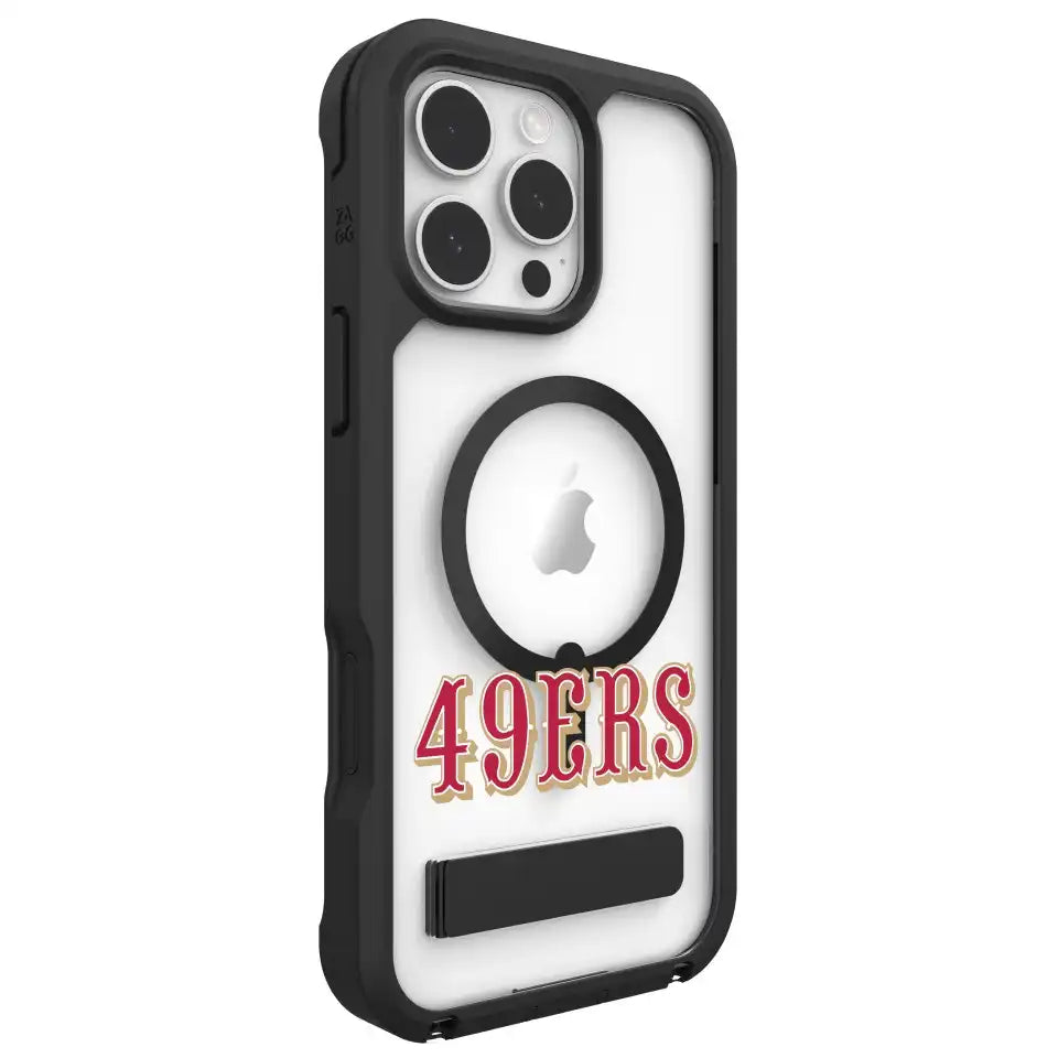 San Francisco 49ers Rainier Snap for MagSafe Phone Case with Stand - 49ERs Bold