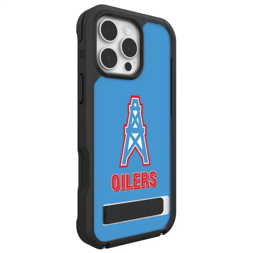 Tennessee Titans Rainier Snap for MagSafe Phone Case with Stand - Throwback Logo